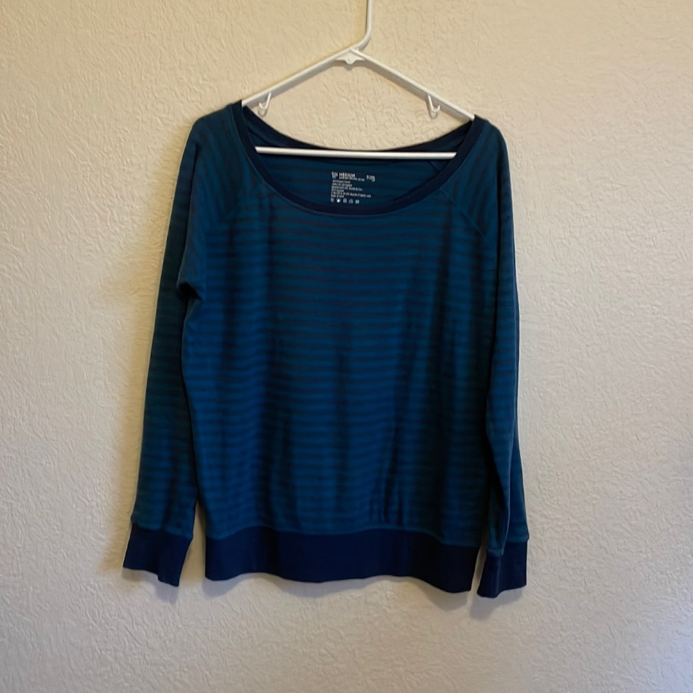Blue Striped Pact Sweatshirt, medium